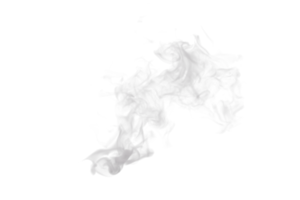 Steam and Smoke isolated. 3d render png