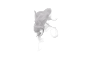 Steam and Smoke isolated. 3d render png