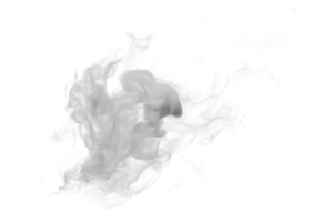 Steam and Smoke isolated. 3d render png