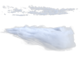 nubes mezclado aislado. 3d hacer png