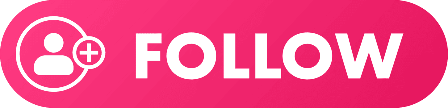 seguir botón en plano diseño estilo. degradado seguir botón interfaz para web y aplicaciones png