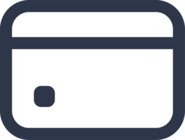 crédito cartão ícone dentro Preto cores. Forma de pagamento cartão sinais ilustração. png