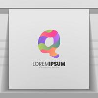 Letter Q logo icon design template elements. vector