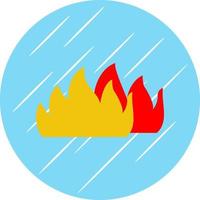 Fire Alt Vector Icon Design