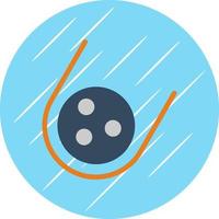 Meteor Vector Icon Design