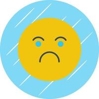 Frown Vector Icon Design