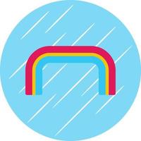 diseño de icono de vector de arco iris