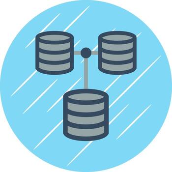 Database Vector Icon Design