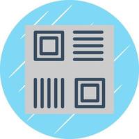 diseño de icono de vector de código qr