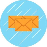 diseño de icono de vector masivo de correo