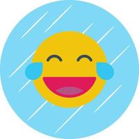 Grin Tongue Squint Vector Icon Design