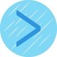 Angle Right Vector Icon Design