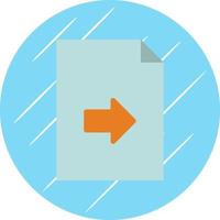 File Export Vector Icon Design