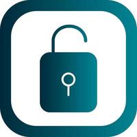 Unlock Vector Icon Design