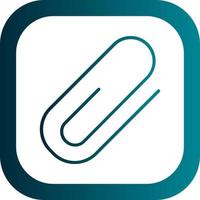Paperclip Vector Icon Design
