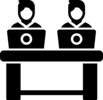 Coworkers Vector Icon