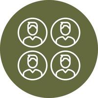 colaborativo vector icono