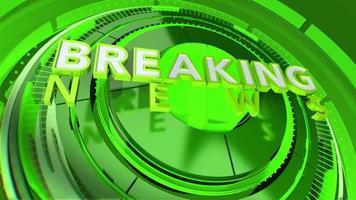 GREEN BREAKING NEWS MOTION GRAPHIC ABSTRACT BACKGROUND MODERN  ANIMATION LOOP video