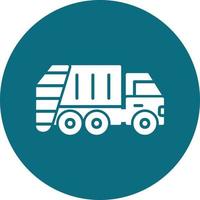 Garbage Truck Vector Icon