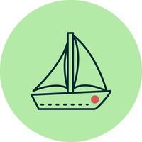 Sailboat Vector Icon