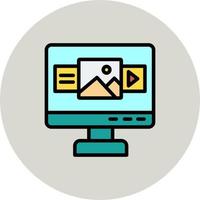 Computer Vector Icon