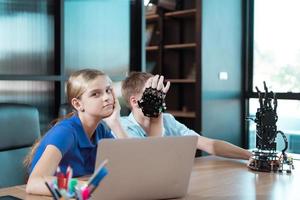 Robot education technology around the world, It is already considered core instruction in schools to strive to lessen the tasks that humans are unable to perform. photo