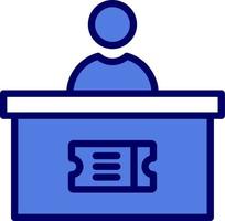 Ticket Office Vector Icon