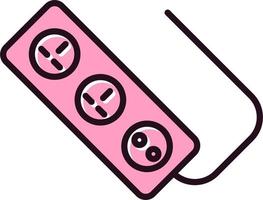 Power strip Vector Icon