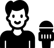 News reporter Vector Icon