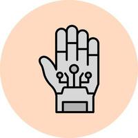 Robotic Hand Vector Icon