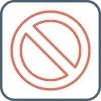 Prohibition Vector Icon