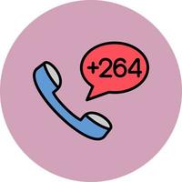 Namibia Dial code Vector Icon