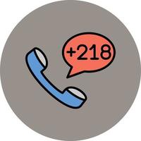 Libya Dial code Vector Icon
