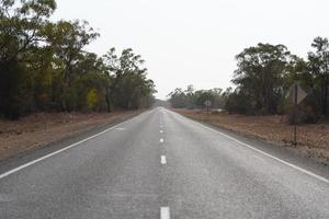 A long road trip on the way to Broken Hill. photo