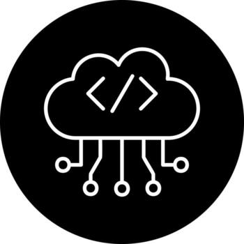 Cloud Computing Vector Icon