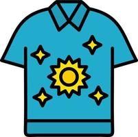 icono de vector de camiseta