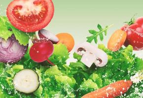 Healthy Salad background photo