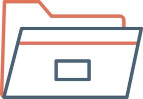 icono de vector de carpeta