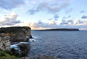 Vaucluse sandstone cliffs Sydney Australia photo