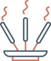 Incense Stick Vector Icon