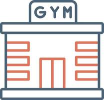 icono de vector de gimnasio