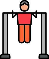 Pull Up Bar Vector Icon