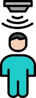 Motion Sensor Vector Icon