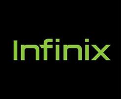 Infinix Brand Logo Phone Symbol Name Green Design China Mobile Vector Illustration With Black Background