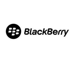 BlackBerry Brand Logo Phone Symbol With Name Black Design Canada Mobile Vector Illustration