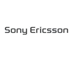 Sony Ericsson Logo Brand Phone Symbol Name Gray Design Japan Mobile Vector Illustration