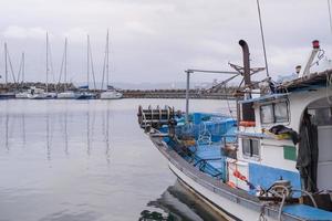 The afternoon at the fishing port photo