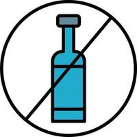 No Alcohol Vector Icon