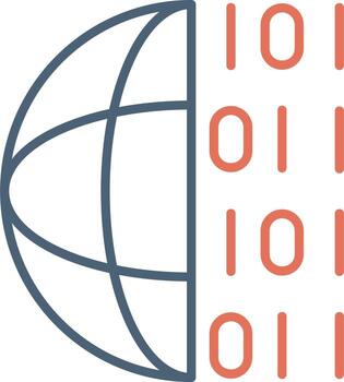 icono de vector de piratería