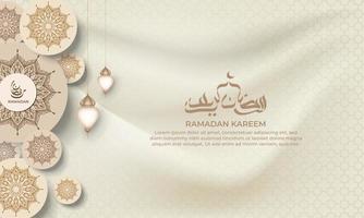 eid mubarak background with mandala for background, greeting card , poster vector